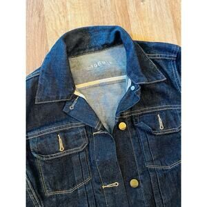 GAP 1969 Jacket Women Denim Dark Wash Indigo Jean Sz S Coat
